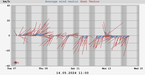 wind gust vector